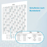 XXL Jahreskalender 2026 – Wandkalender 100x70cm